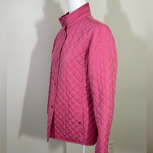 Sigurd Olsen sport sz sm quilted lightweight jacket in deep pink, lt pink - Picture 12 of 13
